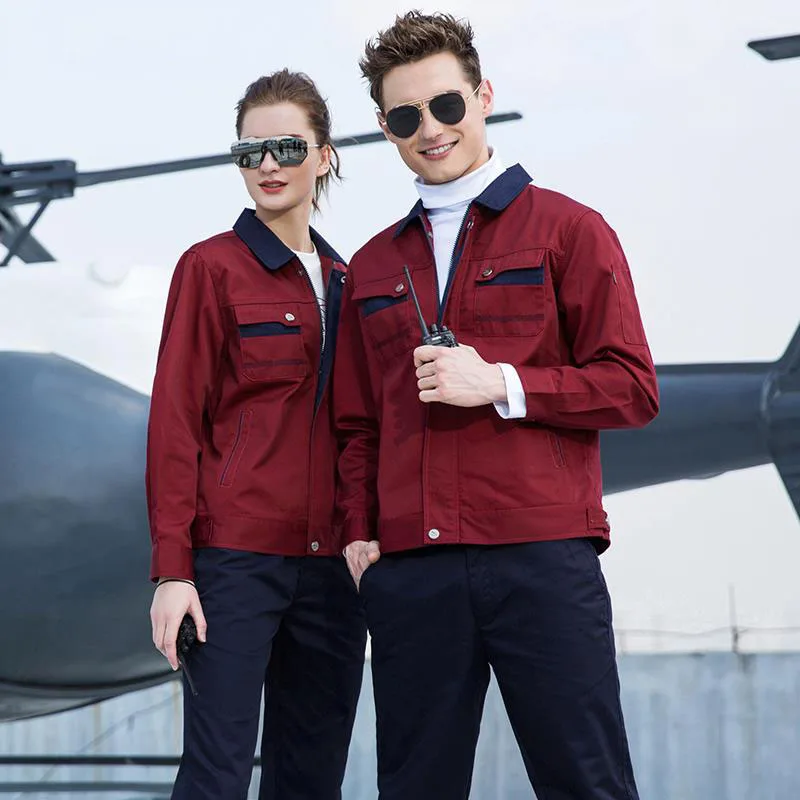 

Fashion Workwear Autumn Winter long sleeve summer short sleeve factory uniform Engineer protective cloth builder Labour cloth