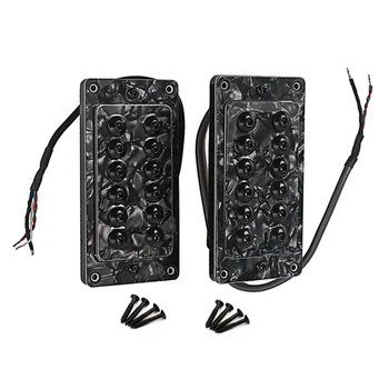 

2Pcs Black Pearl Guitar Pickups Ceramic nets Electric Guitar Double Coil Humbucker Pickups