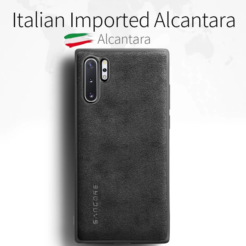 Чехол SanCore для телефона SamSung Note10/NOTE10 Pro чехол алькантара деловой из ТПУ роскошный