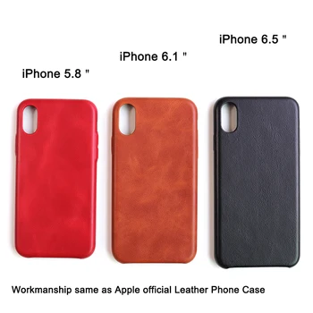 

Real Genuine Cow Skin Back Cover For iPhone X/Xs XR Max 5.8 6.1 6.5 Full Grain Leather Case Oil Wax Natural Cowhide