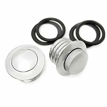 

Motorcycle Pop-Up Gas Cap Flush CNC Push-type Vented Fuel Tank Cover 1pc