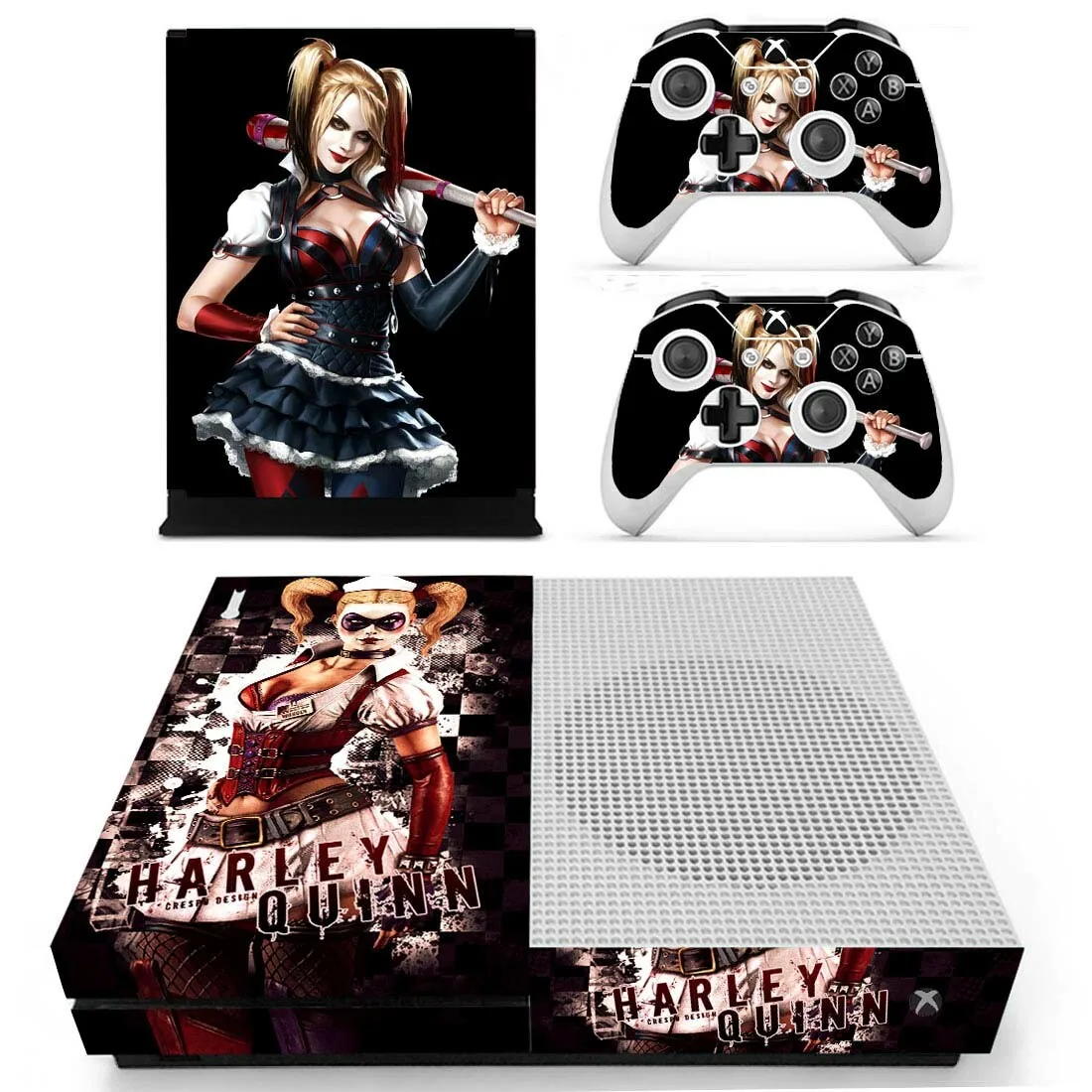 Отряд Самоубийц Харли Куинн наклейка для Xbox One S консоль и контроллеры для Xbox One Slim Skins наклейка s винил