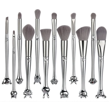 

New 12Pcs Chinese Zodiac Makeup Brushes Set Foundation Powder Blending Eye Shadow Make Up Brush Cosmetics Beauty Tool + Box