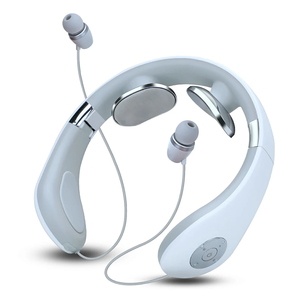 Беспроводные Bluetooth-наушники 2 в 1 регулируемые с шейным ободом | Электроника
