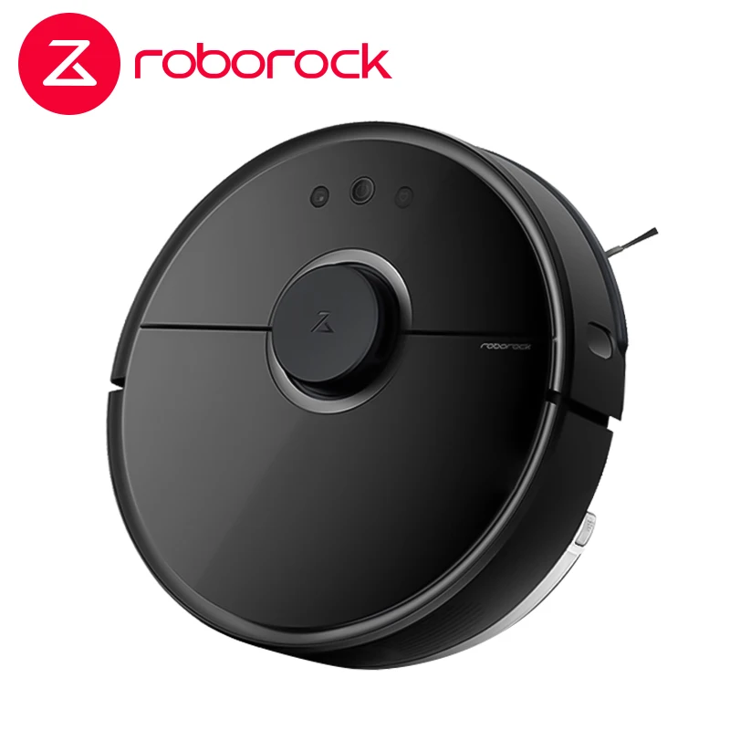 Новое поступление черный версия Xiaomi Roborock S55 робот пылесос 2 для дома приложение Управление и мокрой радикальные зачистке Smart планируется - Цвет: roborock  S55