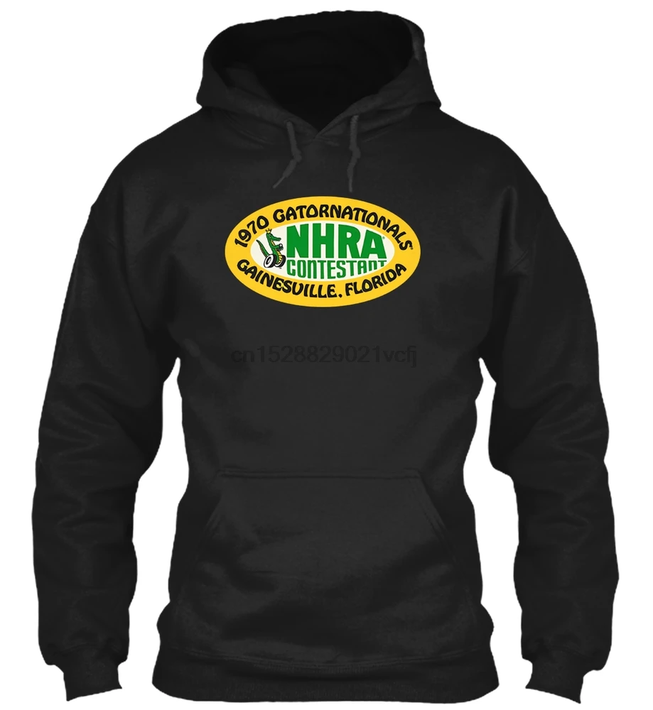 Мужская толстовка с капюшоном с длинным рукавом NHRA 1970 gatornational Contestant(2) женская уличная одежда