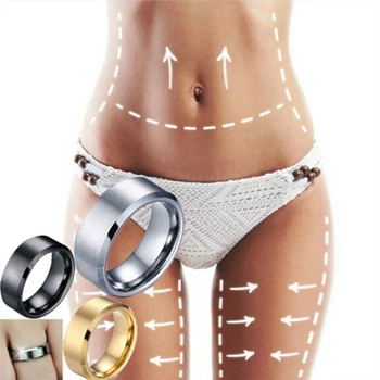 

2020 Stainless Steel Magnetic Rings Medical Magnetic Weight Loss Ring Slimming Tools Fitness Reduce Weight Ring