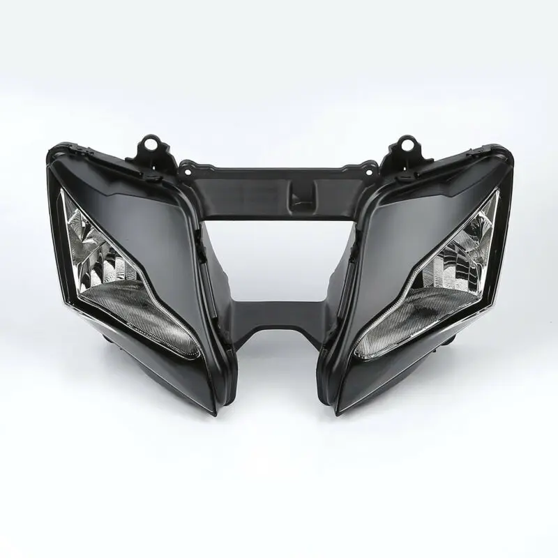 

Motorcycle Black Front Headlight Headlamp Assembly For Kawasaki Ninja ZX-10R ZX10R 2011-2015