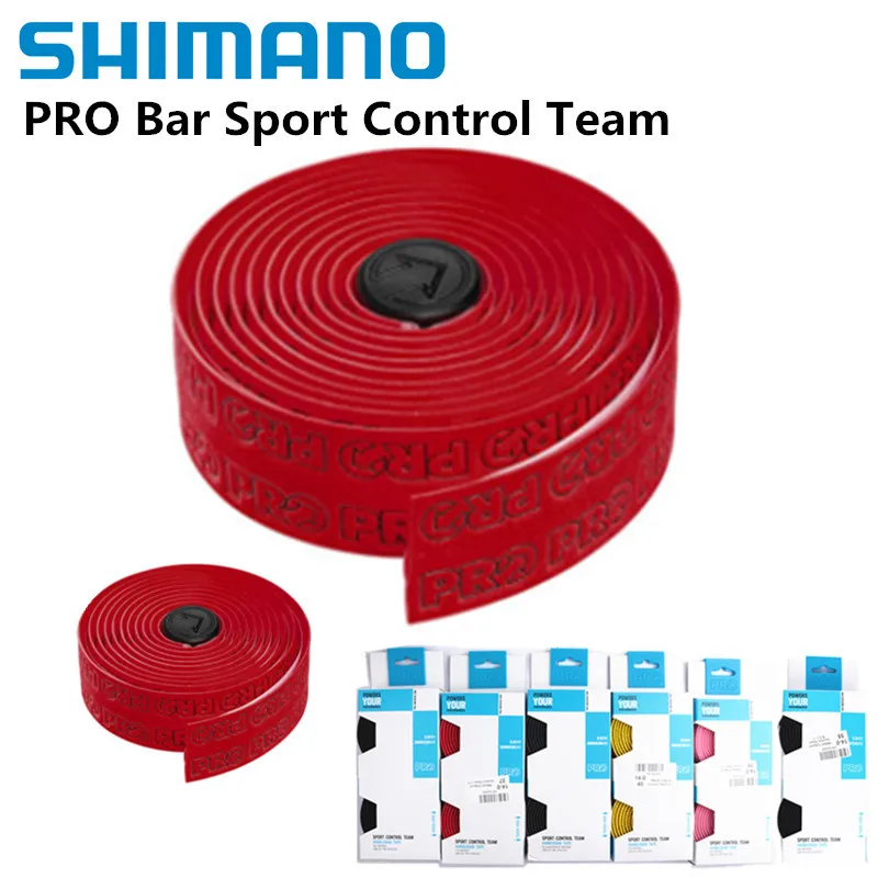 Shimano Pro Handlebar Tape 200x30mm Sport Control Team EVA Cork Anti-skid Dead Speed Road Bike Bicycle Silicone Original Box | Спорт и
