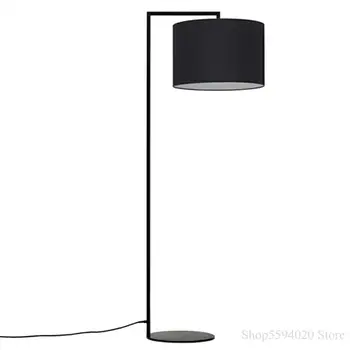 

Nordic Simple LED Floor Lamp Fishing Lamp Cloth Lampshade Floor Light Coffee Bedside Lamp Study Home Decor Luminaire Lamp Floor