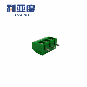 

100PCS/LOT Connector Terminals, Terminal KF301-3P Splicing, Screw Type PCB Spacing 5.0 Blue/greenred/black Splice / Kf301