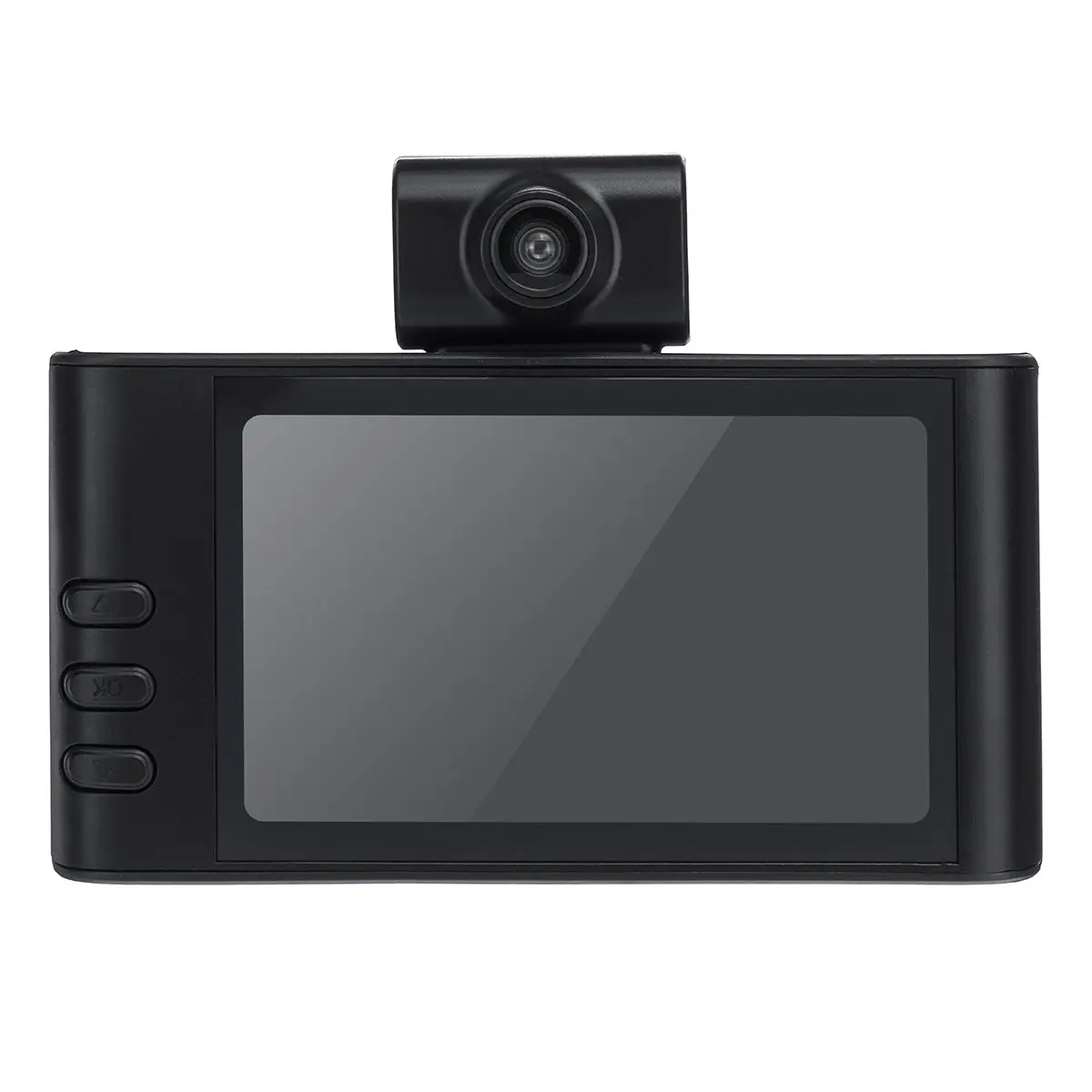 3," HD 1080P 3 объектив автоматический видеорегистратор для автомобиля Dashcam Автомобильный видеорегистратор Передняя и задняя камера для парковки 170 градусов