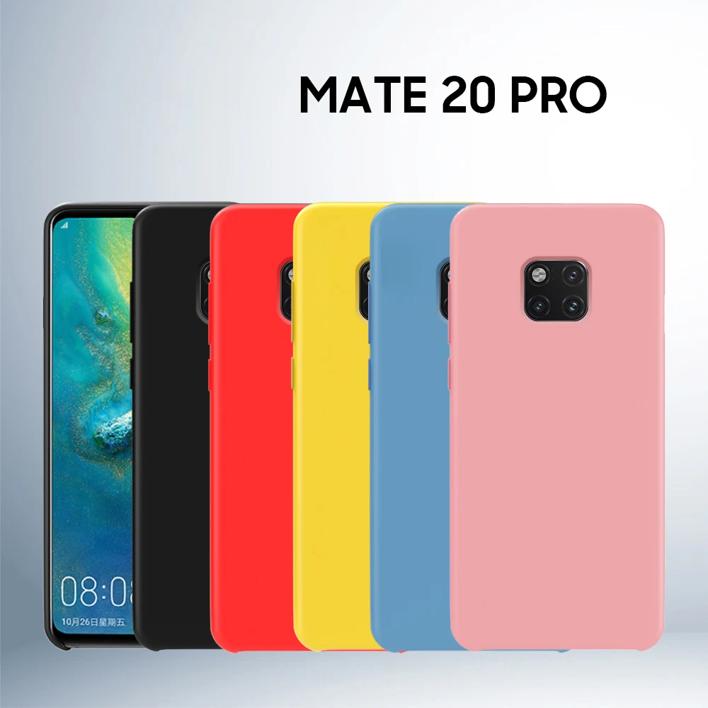 Для HUAWEI P Smart чехол жидкий силиконовый мягкий защитный чехол для HUAWEI mate 30 20 Lite Pro 20 X 20X P Smart Z чехол