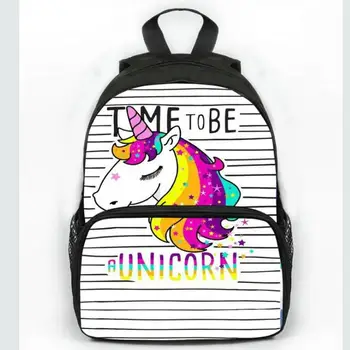 

kids School Bags Cute Girls Backpack bags fancy Unicorn printing backpack child mochilas escolar kindergarten bag for kids