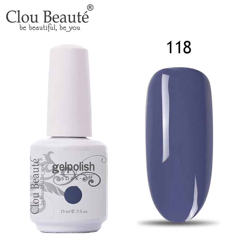 Clou Beaute Теплые цвета Осенняя Серия гель для ногтей 15 мл Желтый Оранжевый чистый цвет ногтей светодиодный Гель-лак для ногтей гибридные Лаки дизайн ногтей - Цвет: 11118