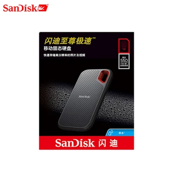 SanDisk SSD 2TB USB 3.1 Type C SSD 1TB  External Solid State Disk MAX 550M/S external hard drive for Laptop camera or server 5
