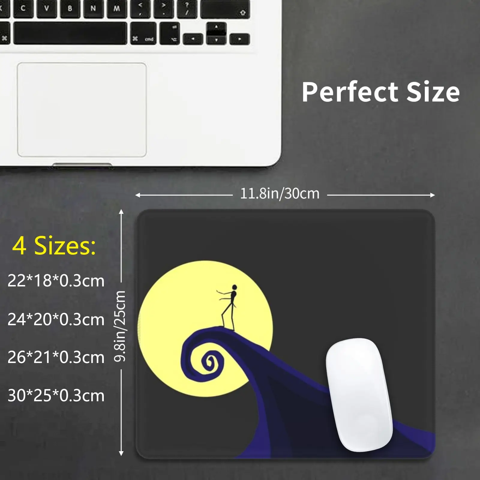 Top'S Nightmare Before Christmas Mouse Pad Stampa Fai Da Te Tim Burton Tim Burton Cadavere Sposa Cadavere