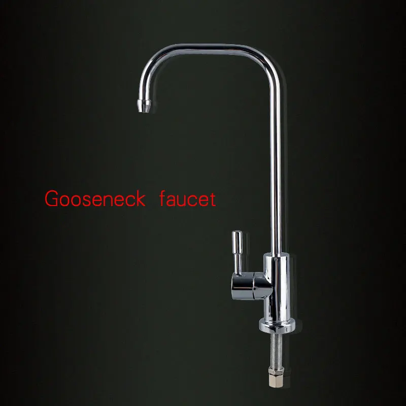 ストレート飲料水浄水器クロームメッキ1/4 