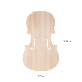 

Hot New Handcraft Unfinished Fiddle Violin Spruce Front Panel Topboard & Maple Backplate Backboard Solid Wood