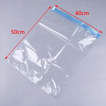 

50x40cm Travel Space Saver Bags Clothes Compression Packing Organizers Bags Hand Rolling Clothing Plastic Vacuum Packing Sacks