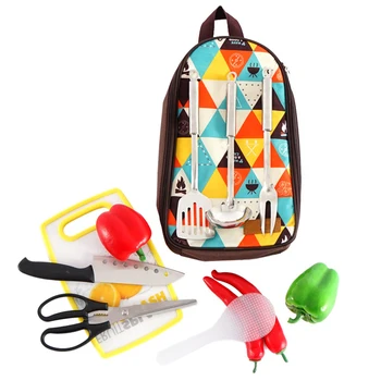 

7pcs/set Camping Kitchenware Set Barbecue Tool Set Portable Cookware Barbecue Kit for Outdoor Travel Camping MU8669