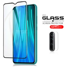 2-in-1 protective glass redmi note 8t 8 t camera glass on for xiaomi redmi note 7 8 pro armor temperfed sheet film protection