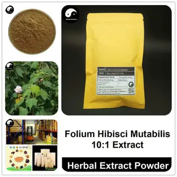 

Folium Hibisci Mutabilis Extract Powder, Cottonrose Hibiscus Leaf P.E. 10:1