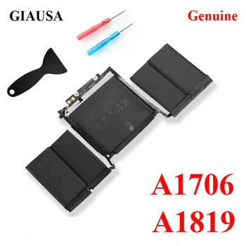 

GIAUSA Genuine A1819 battery for A1706 battery macbook pro 13'' Touch Bar 2016 year Free tools