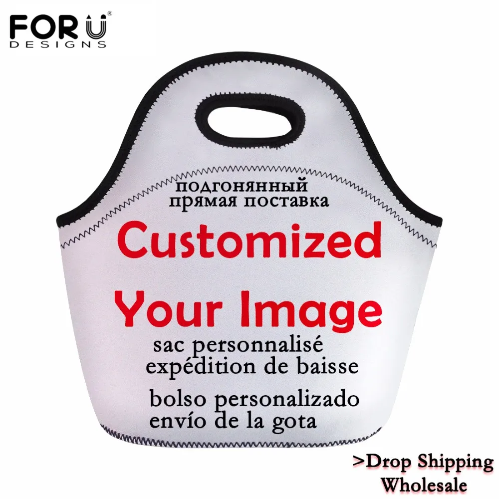 Портативная неопреновая сумка для ланча FORUDESIGNS индивидуальный дизайн Термосумка