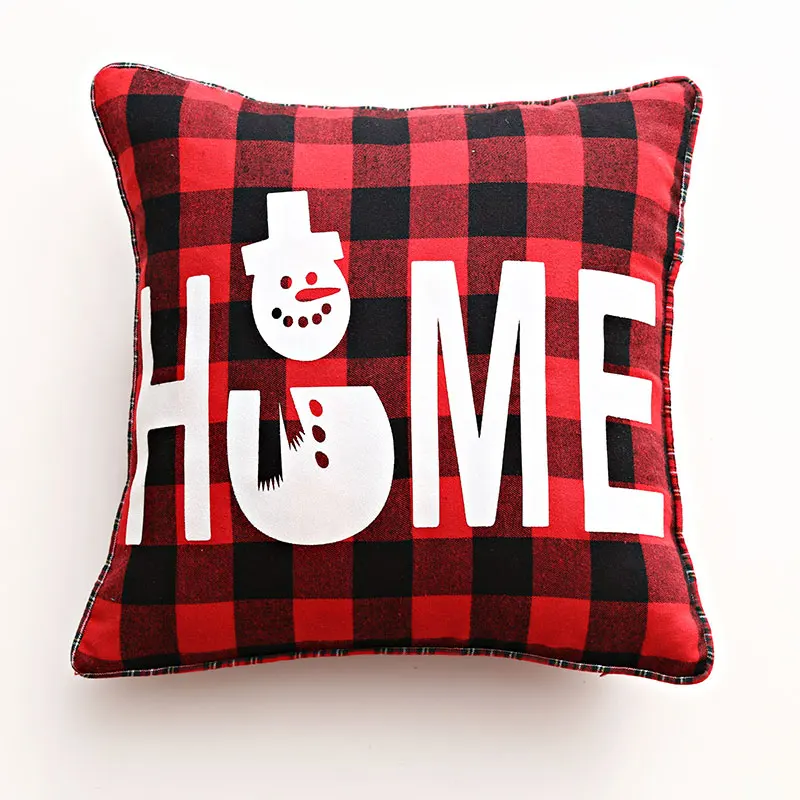 snowman Новое поступление Рождество Наволочка на подушку размером 45*45, декоративная наволочка модный Рождественский дизайн; чехол для подушки для дивана сиденья JSD01 - Цвет: snowman