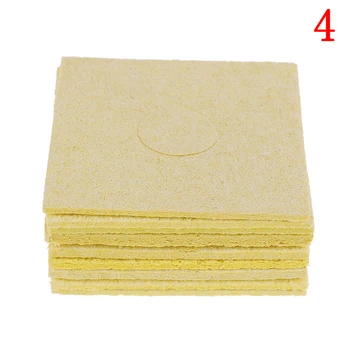 

New 10pcs/lot High Temperature Resistant Heatstable Thick Replacement Sponges Soldering Iron Cleaning Welding Acc
