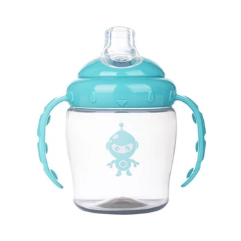 

2020NEW60ml Feeding Baby Training Drinking Cups Infant Kettle Kids Toddler Newborn Printed Duckbill Cup Dual Handle Drinking Cup