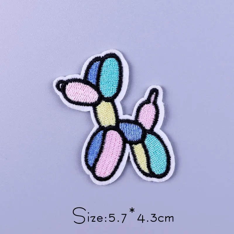 Niedliche Kleintier-Patches auf Kleidung, Streifen, Stickerei-Patch für Kleidung, thermoadhäsive Patches, Dinosaurier-Igel-Patch zum Selbermachen – Detail 27