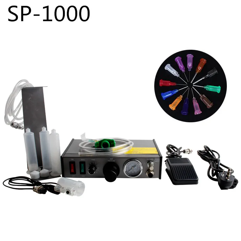 Полуавтоматический автоматический диспенсер клея для iPhone X паяльная паста контроллер для жидкости SP-1000 склеивающая машина