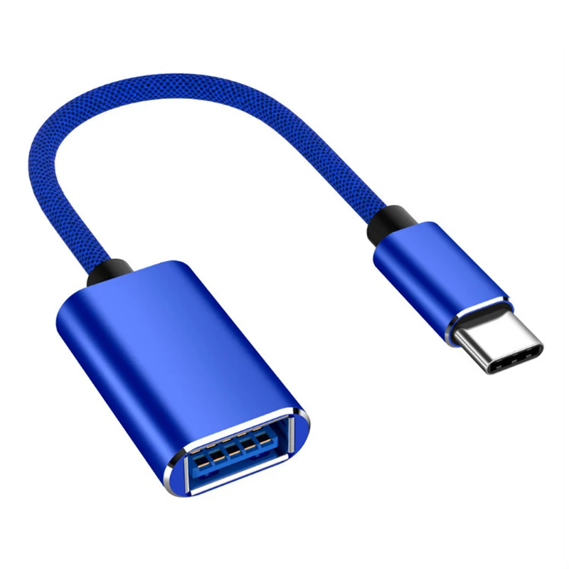 OTG type C адаптер usb-кабель C type-C штекер USB зарядка с синхронизацией данных USB-C конвертер для samsung Galaxy huawei Xiaomi