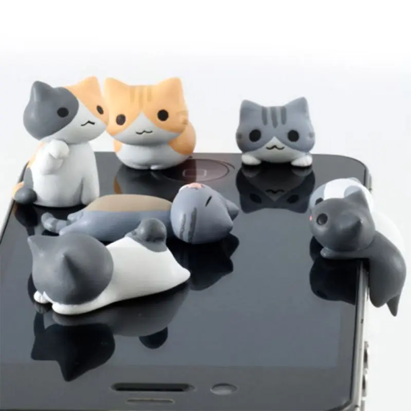 

Mobile Phone 3.5mm Interface Anti Dust Cute Cat Dust Plug Universal Portable