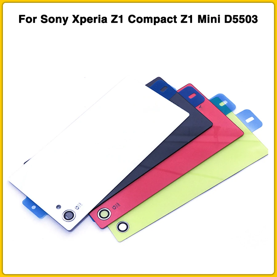 Новый чехол для sony Xperia Z1 Compact Mini D5503 M51W задняя крышка аккумулятора стекло с