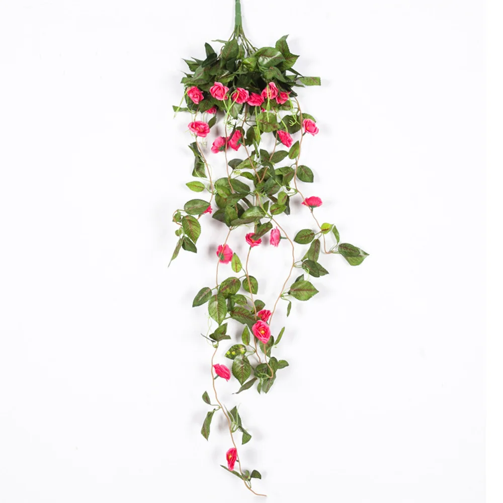 Artificial Ivy Leaf Garland Plant Vine Fake Foliage Flowers Wedding Home Decor Home Garden Supplies