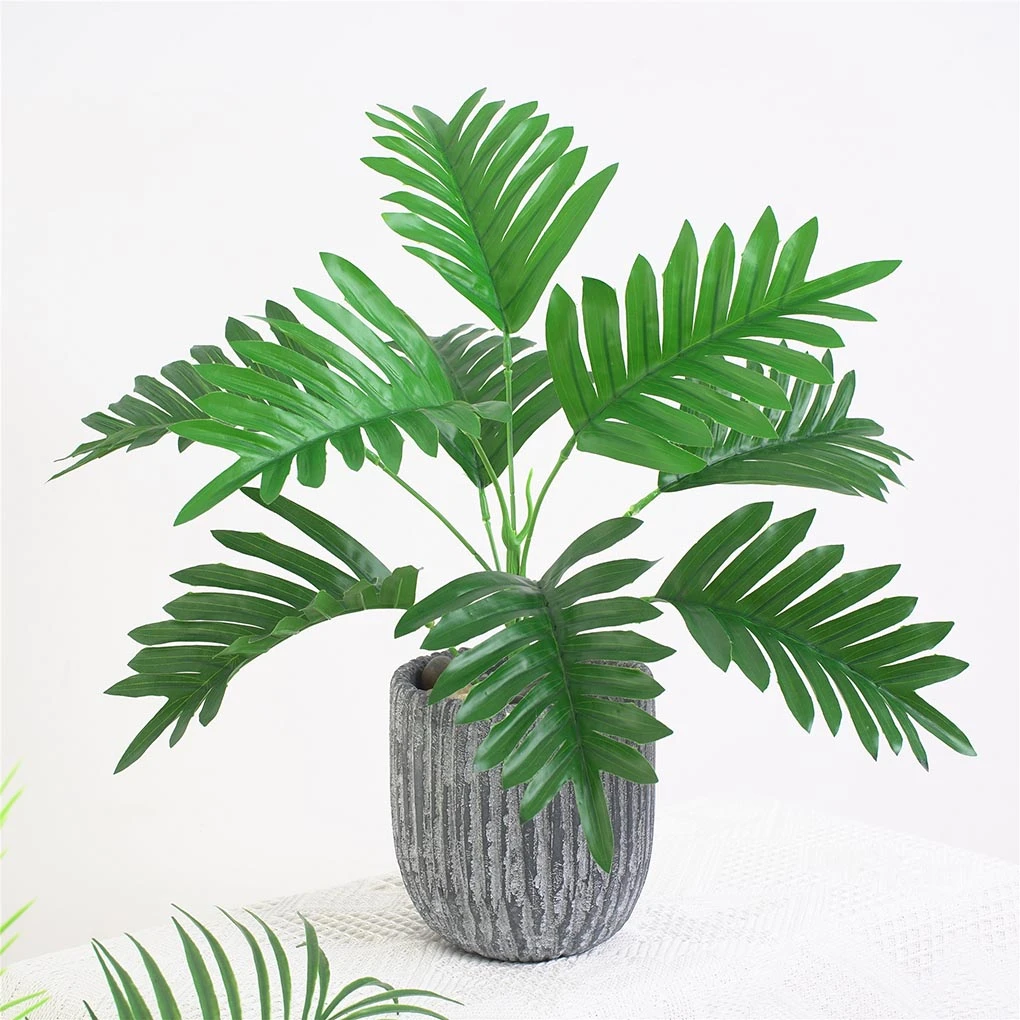 Artificial Plant Leaf Home Office Greenery Decor Wedding Party Plastic Fake Plant Artificial Plants Aliexpress