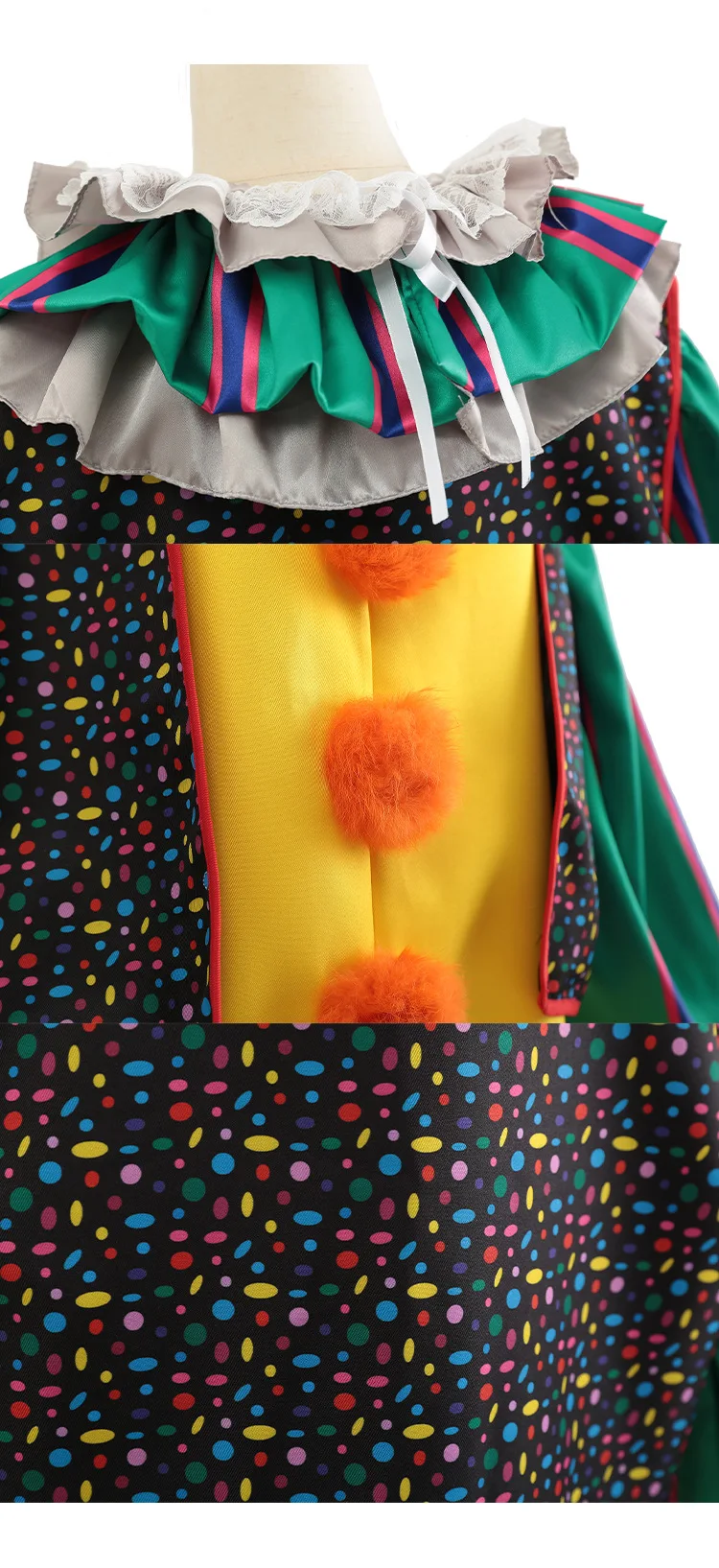 Маскарадные костюмы на Хеллоуин из фильма «It Pennywise»; Рождественская одежда для детей и взрослых; Мужская одежда для ролевых игр; одежда для сцены