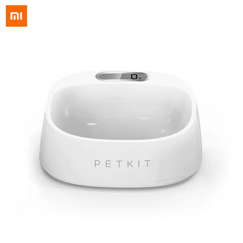 Xiaomi Mijia PETKET интеллектуальная взвешивающая миска для кошек и собак Водонепроницаемая Антибактериальная u-образная чаша простая Удобная научная