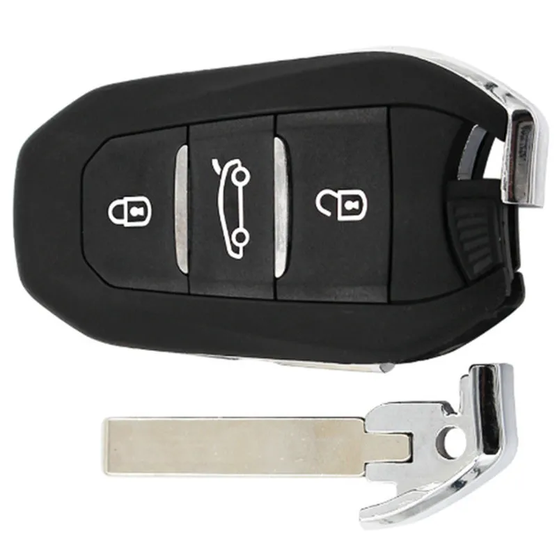 Wilongda для peugeot 508 аксессуар 3 кнопки дистанционного ключа 434 МГц ID46 PCF7945/7953(HITAG2) чип для peugeot 508 Автомобильный ключ