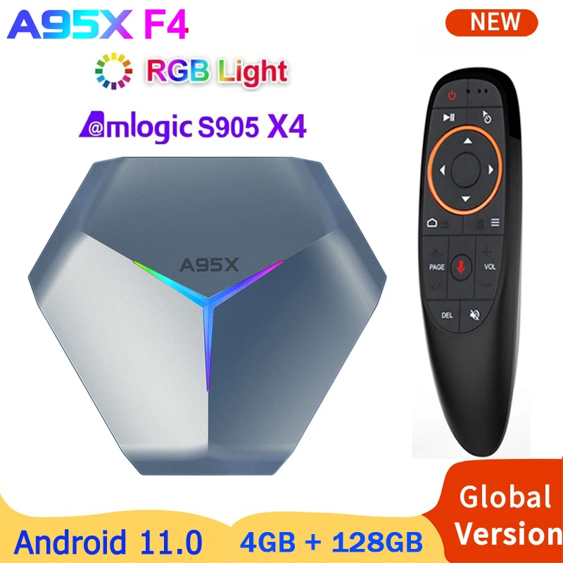 Приставка Смарт-ТВ Amlogic S905X4 4 + 64/128 ГБ 4K 60 к/с | Электроника