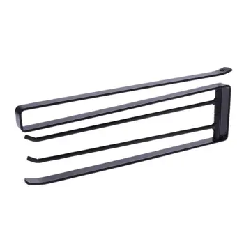 

Towel Rack Hanging Holder Organizer Bathroom Kitchen Cabinet Cupboard Hanger New LX9C