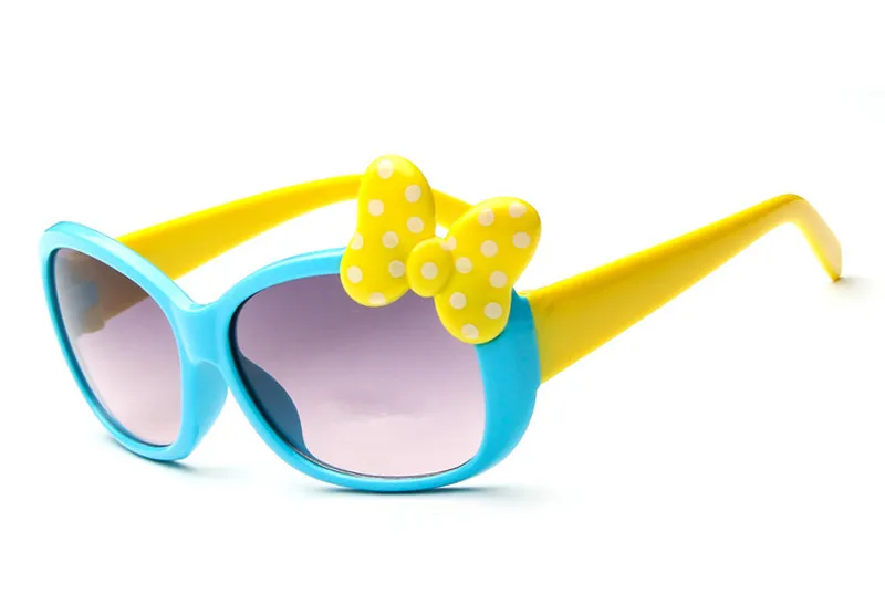 Дисней мультфильм большой бант Детские солнцезащитные очки куклы аксессуары прекрасный Микки солнцезащитные очки цветные детские солнцезащитные очки детские игрушки для девочек