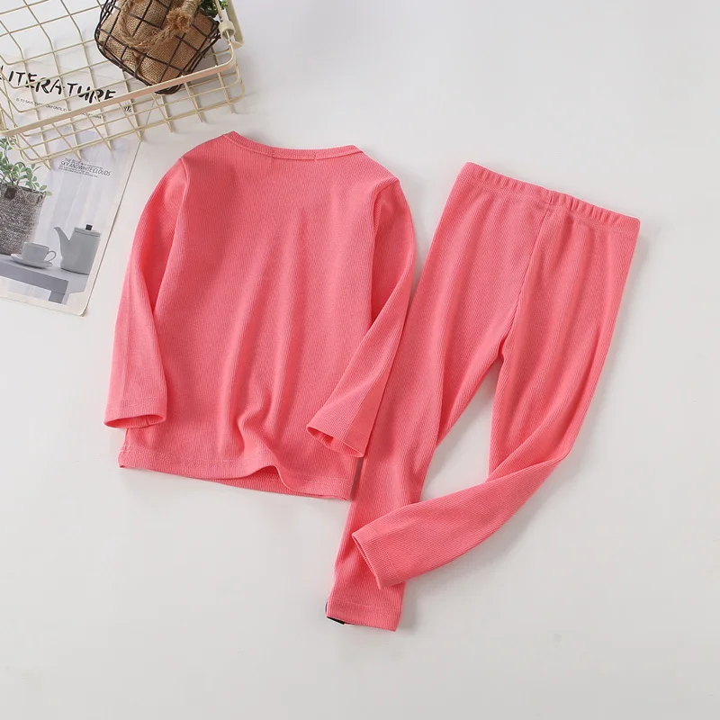 New Fashion Baby Girl pajamas For Kids Boys Children Clothes Autumn Winter Toddler Set Pink Soft Comfortable Long sleeve 7 Years (3)