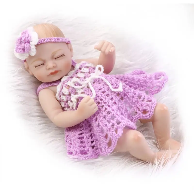 Lifelike Baby Reborn Whole Silicone Body Doll Cute Realistic Soft Vinyl Sleeping Girl Newborn Bebe Bonecas Princesas Juguetes Aliexpress Toys Hobbies