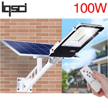 

Solar LED Street Light PIR Motion Sensor Waterproof Garden Light Lamp Wall Outdoor remote control Timing Lamp 20W 30W 50W 100W