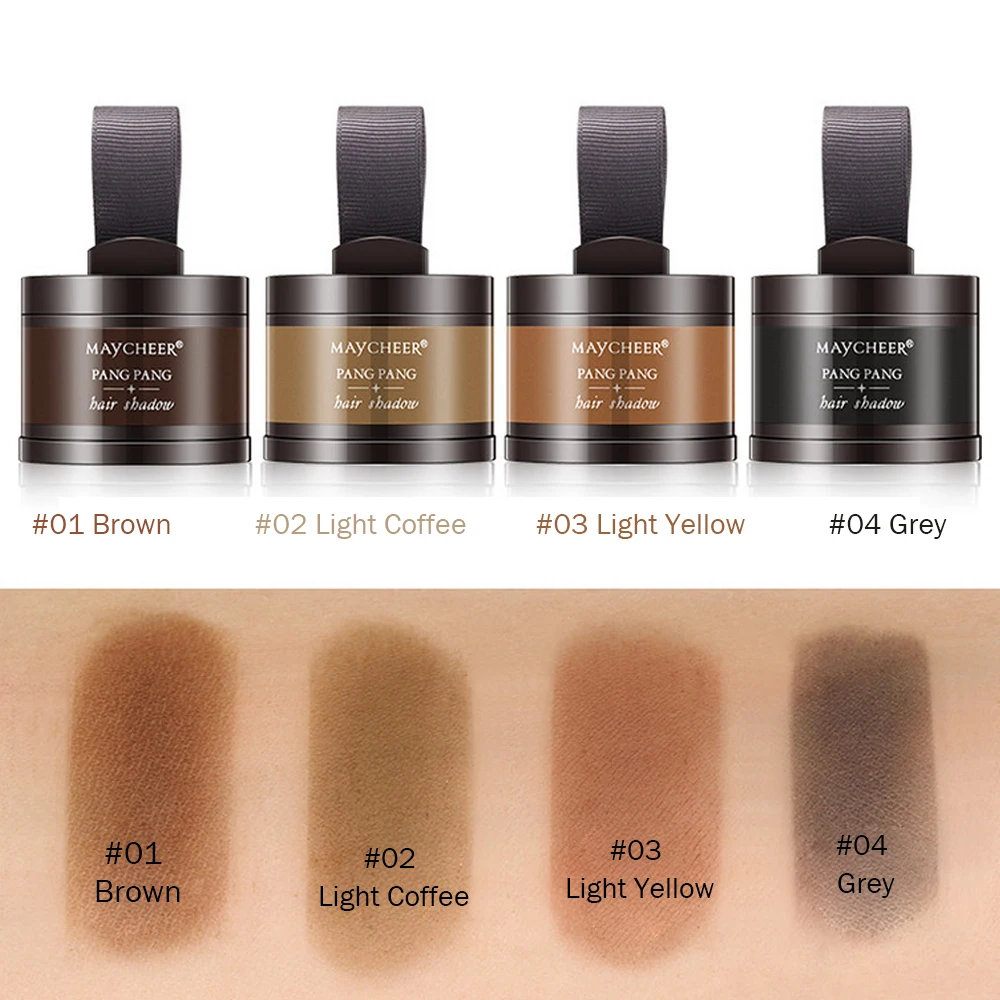 Temporary Hair Dye Powder Hair Fluffy Concealer Hair Color Stick Root Cover Up Modify Baldness Disposable Dyeing Hairline Tool