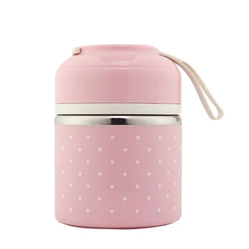 

Portable Stainless Steel Lunch Box Japanese Style Compartment Bento Box Kitchen Leakproof Food Keep Warm Container